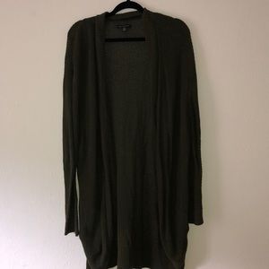 Green cardigan
